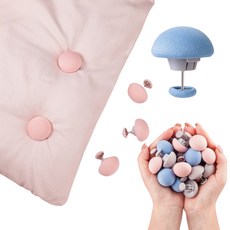 棉質蘑菇造型可愛防滑床單扣 多功能寢具固定神器, 1套