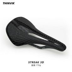 THINVIK 3D 카본 자전거 안장 Streak 시리즈, 1개, 3D 프린팅 타입 176g