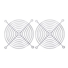 120x120mm 컴퓨터 케이스 팬용 금속 와이어 핑거 가드 그릴 2개