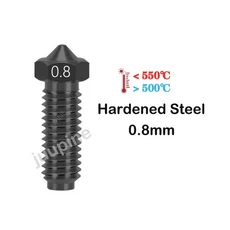 Anycubic Kobra 3 콤보 핫 엔드 노즐 0.2 0.4 0.6 0.8 Anycubic Kobra3 예비 부품 액세서리 용 경화 강철, 03 2pcs, 06 Hardened steel 0.8