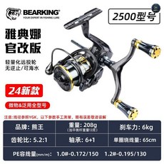 BEARKING 雅典娜 1000型 紡車輪, 官改--雙搖臂+平衡杆-2500