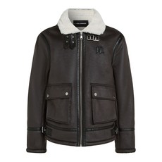 칼 라거펠트 모노그램 시어링 재킷