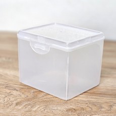 플라스틱 사각 대형 정리 수납함, 화이트