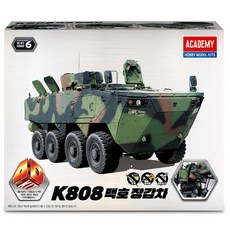 아카데미과학 K808 백호 장갑차 4D키트 15405, 1개