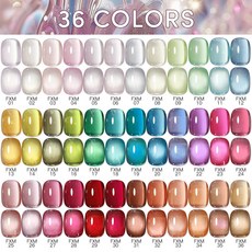 AS젤 물방울 자석젤 36종 자석젤네일 세트 15ml, 1세트, FXM 36종
