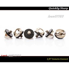 【特價促銷】相機底座螺絲標準1/4"螺絲扣環 / 快速背帶安全連接 / QUICK STRAP 快攝手 / 快槍減壓背帶, 1個