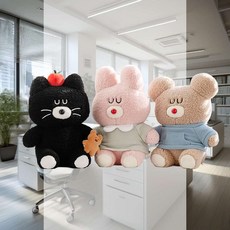 모어해피 인형 인테리어소품 베이비필로우 여자친구선물 봉제 귀여운소품 애착, 모그리