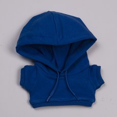모카돌 10cm 15cm 20cm 솜인형 옷 심플 후드티, 딥블루, 15cm 솜인형, 1개