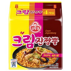 OTTOGI 不倒翁 金螃蟹奶油海鮮風味泡麵, 4包