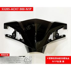 KYMCO 光陽原廠 把手前蓋, 霧面消光黑