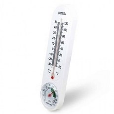 아날로그 온습도계 온습도조절기 온도모니터링, 1개, 거치용 원형 블랙
