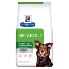 Hill's 希爾思處方食品犬用 Metabolic 體重管理，獸醫推薦，幫助愛犬健康減重，維持理想體重, 5.5kg, 1個, Weight Loss & Maintenance