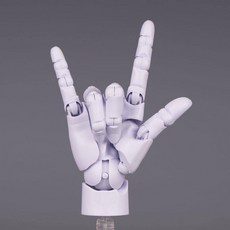미술용 드로잉 가짜손 목각손 구체 데생 손모형 손가락, 화이트, 1개, 1L