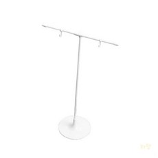 루토 T자 스탠드 원형 흰색 걸이