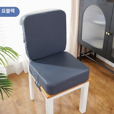 위크앤픽 유아키높이방석 휴대용유아키높이방석, 1개, 방수 얼룩방지 높이조절 블랙