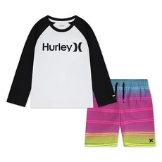 Hurley 남아용 수영복 투피스 의상 세트 아메리카나 5