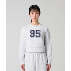 [국내매장판] 챔피온 여성 95 크롭 스웨트셔츠 Light Grey CHPW261KBSW056LG 270794
