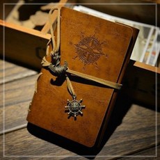 [다옴하우스] 스트랩 여행노트 감성 여행기록 빈티지 가죽 무지노트 스탬프 다이어리 일기장