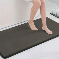 대형 욕실 미끄럼 방지 장식 매트 바닥 욕조 흡수성 카펫, 60cm x 160cm, G y