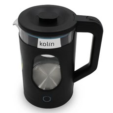 kolin 110V 1000W 2公升電熱水壺 可保溫50-80°C, 黑色, 1個, 2L