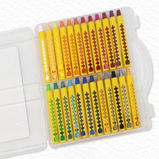 장유 레일 크레파스 미술학용품, 24색