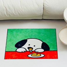 3초 흡수 규조토 미끄럼방지 매트 빨아쓰는 규조토 발매트 욕실 매트 주방 매트 귀여운 매트 강아지 매트, 1개, Comic-009