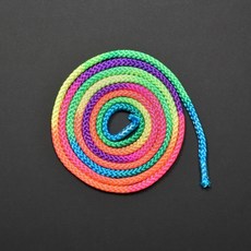 엣스앤 니스포 리듬체조 줄 멀티컬러 레인보우
