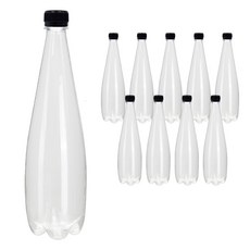 효소탄 페트병 검정캡, 1000ml, 10개