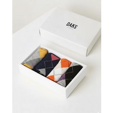 [백화점 정품] 닥스 ACC [여성발목4족]체크배색 면혼방 발목 4족세트 DBSS5F902