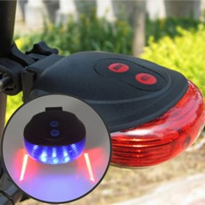 레이저 자전거후미등 후방 안전 라인 led 라이트 야간, 1개, 라이프원 1자전거후미등-레드