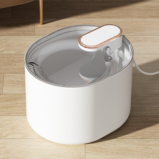 루나글램 고양이 정수기 급수기 음수대, 화이트, 1개, 3L