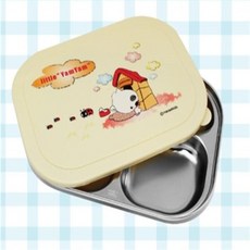 유아용 스텐레스 식판 5구 뚜껑포함, 본품