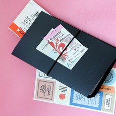 성심샵 티켓북 56포켓 커스텀, 블랙