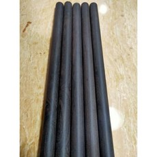 손잡이 흑단 직경 막대 나무봉 원형, 길이 30센티 지름 0.6센티