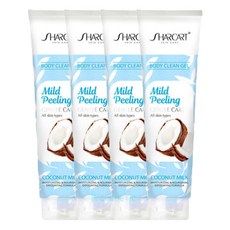 샤카트 페이스 바디 필링젤 코코넛밀크 310ml 4개