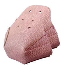 스케이트 롤러 마찰 방지 발 발가락 캡 가드 야외 스포츠 훈련 홀 가죽 커버 프로텍터, 1개