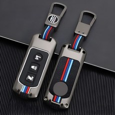 메탈릿 혼다 오토바이 바이크 호환 메탈 키케이스 키커버 키링 키홀더, 1개, 그레이(HD-M02)