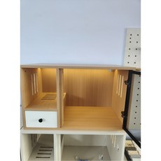 고양이 원목화장실 특대형 배변통 우드 싱글 L 상자 투명문 대형 일반형 화장실 캐비닛, 1개