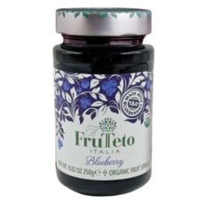 포도즙으로 만든 유기농 블루베리잼 무설탕잼 프루테토, 1개, 250g