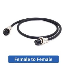 항공 플러그 연결 케이블 GX16 5 핀 6 핀 7 핀 8 핀 수-암 항공 익스텐션 라인 1-20 m 순수 구리 커넥터, 1개, 48) Female to Female - 3 meter