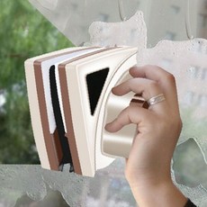 두꺼운유리 양면자석 대형창문 청소기구 고층아파트 베란다 발코니 거실 안전청소, 1개, 상세페이지 참조