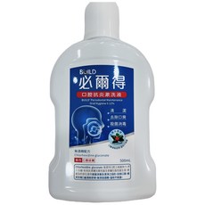 必爾得口腔抗炎漱洗液，清新口氣，無酒精配方，溫和不刺激，500mL, 1個, 500ml