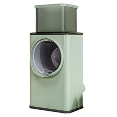 프리마 안전 만능 야채 슬라이서 304 드럼통 회전채칼 3종칼날, 1개, 그린