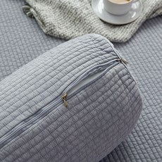 조은자리 안고자는 원형 바디필로우 커버 대형 롱 쿠션 먼지없는 긴 베개 커버, 1, 13 피그먼트 그레이