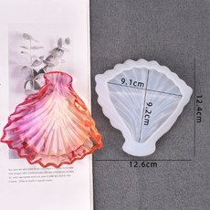 인테리어조개몰드 실리콘캔들아트용품, 최소구매수량 1개 묶음 / 약 12.6cmX12.4cm