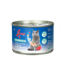 【丹DAN】白身鮪魚貓罐 160g x 24罐 白肉貓罐頭 貓咪濕糧, 24個, 白身鮪魚+雞肉+吻仔魚
