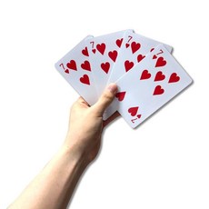 제이엘 7이2로변하는카드 점보 점보사이즈 마술, 본상품