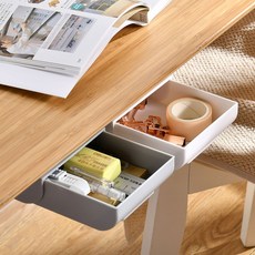 소품 정리 책상 서랍 수납 트레이 다용도 박스 약 정리함, 1개, 색상