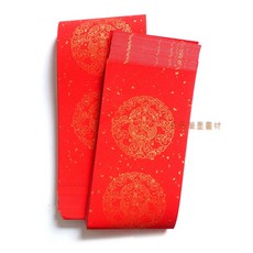 七言春聯(雙宣 描金雙魚) 宣紙100張 【汶采】, 印灰四君子(無金)