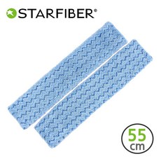스타파이버(starfiber) 프로밀대 지그재그 물걸레 극세사 패드(14x63cm) 1장 카페 식당 청소, 1개